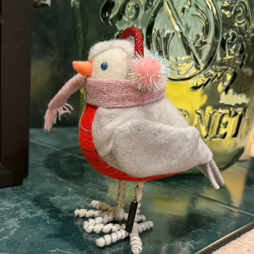 Festive 2018 Target Red and Gray Bird Decoration (Noelle) - Picture 5 of 10